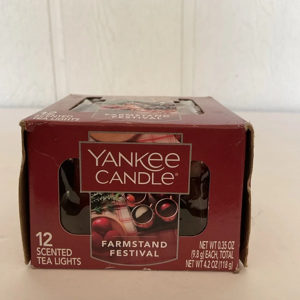 Yankee Candle Farmstand Festival Box of Tea Light Candles NWT
